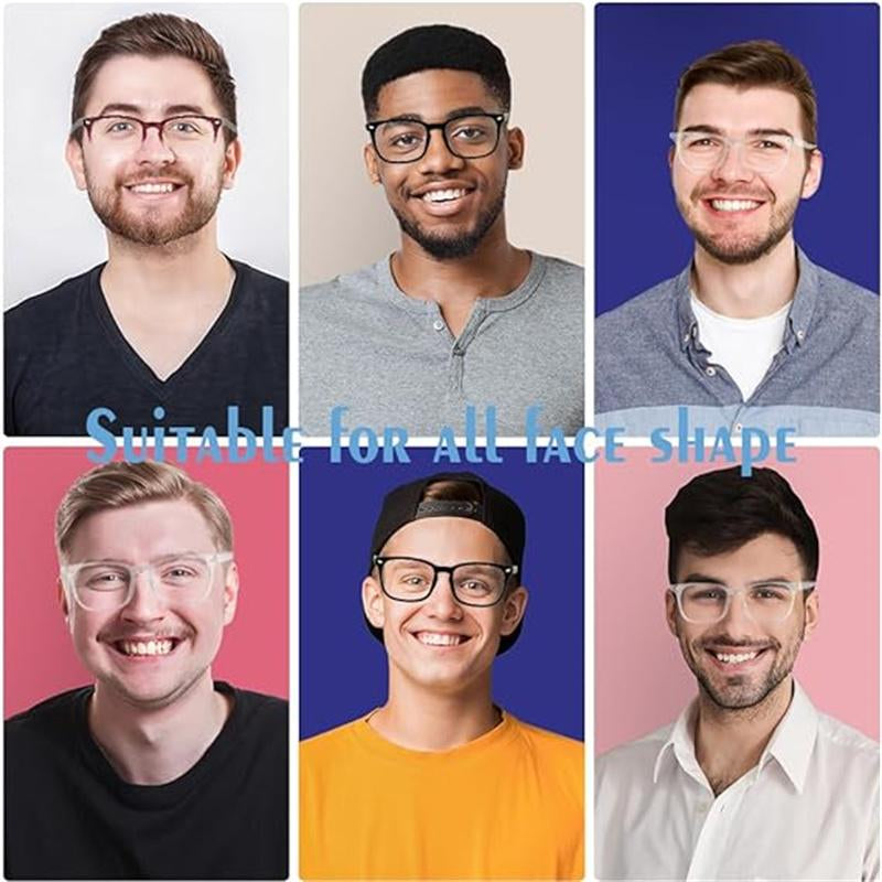 2025 Blue Light Gaming Glasses -- Lightweight Eyeglasses for Men Women -- Fashion Glasses for Daily Use