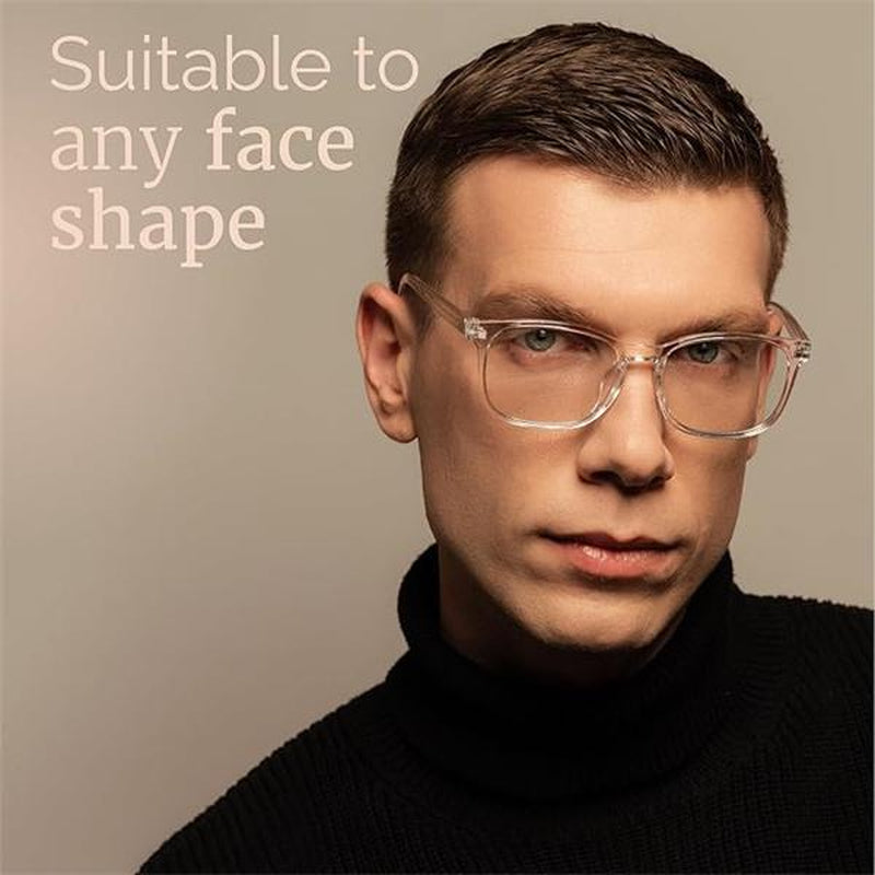 2025 Blue Light Gaming Glasses -- Lightweight Eyeglasses for Men Women -- Fashion Glasses for Daily Use