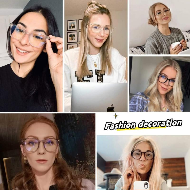 2025 Blue Light Gaming Glasses -- Lightweight Eyeglasses for Men Women -- Fashion Glasses for Daily Use