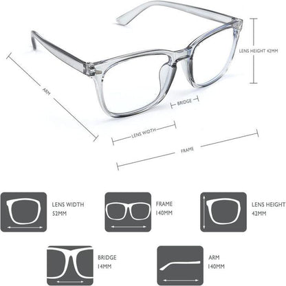 2025 Blue Light Gaming Glasses -- Lightweight Eyeglasses for Men Women -- Fashion Glasses for Daily Use