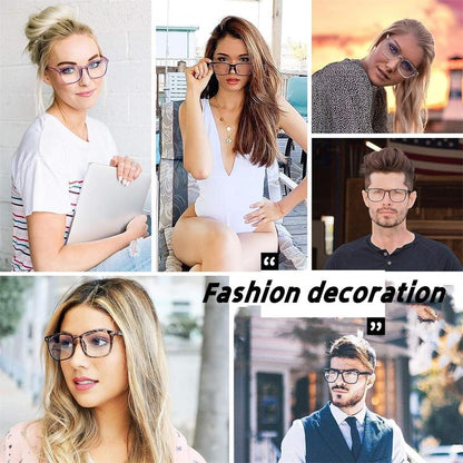 2025 Blue Light Gaming Glasses -- Lightweight Eyeglasses for Men Women -- Fashion Glasses for Daily Use